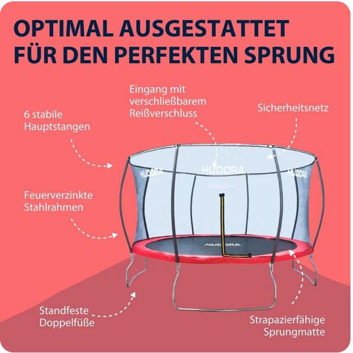 Actual product image Hudora Fantastic Trampoline 400V (400 cm)