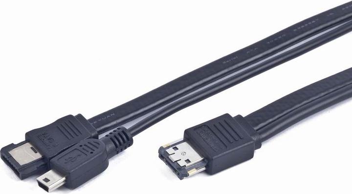 Image du produit Cablexpert ESATAp/ESATA + Mini USB 1m
