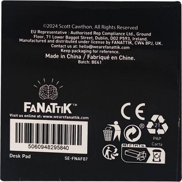 Produktbild Fanattik Five Nights at Freddy's Schreibtischunterlage & Untersetzer (80 x 30 cm)