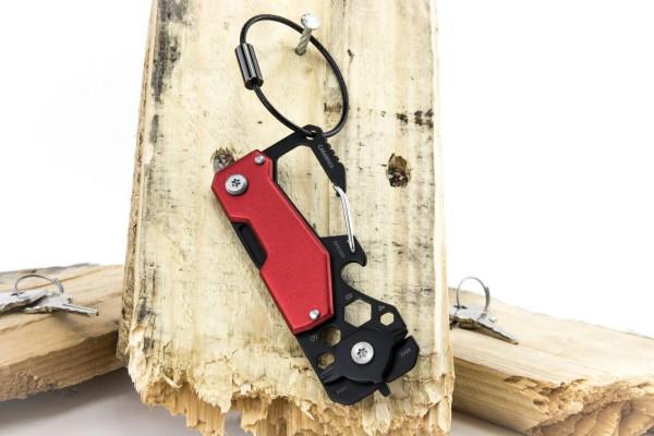 Produktbild Troika Taschenmesser Toolinator 10 Funktionen Rot/Schwarz (0.35 cm)
