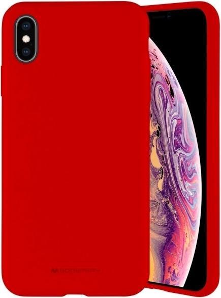 Actual product image Silicone iPhone X/Xs czerwony /red (Apple iPhone X, Apple iPhone XS)