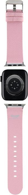 Produktbild Hello Kitty Pasek HKAWMPGKHP Apple Watch 38/40/41mm różowy/pink strap Kitty Head (40 mm, 41 mm, 38 mm, Edelstahl, Kunstleder)