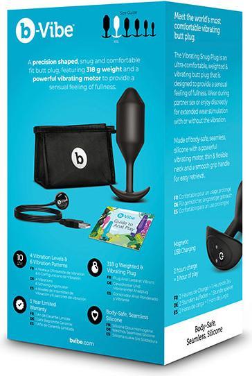 Immagine prodotto B-Vibe Snug Plug vibrante 5 (XXL) Nero