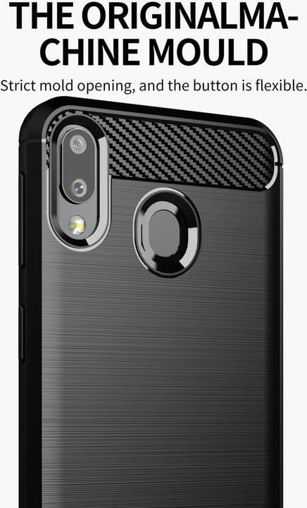 Immagine prodotto Cadorabo TPU Ultra sottile in acciaio inossidabile al carbonio Combi Cover (Samsung Galaxy A10e, Samsung Galaxy A20e)