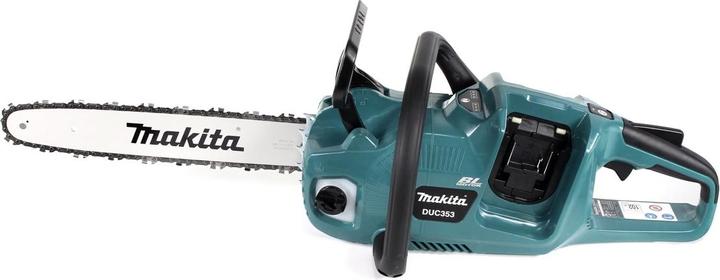 Produktbild Makita DUC 353 G2 Akku Kettensäge 36V ( 2x18V ) Brushless 35 cm + 2x 6,0 Ah Akku - ohne Ladegerät (Akku Kettensäge)