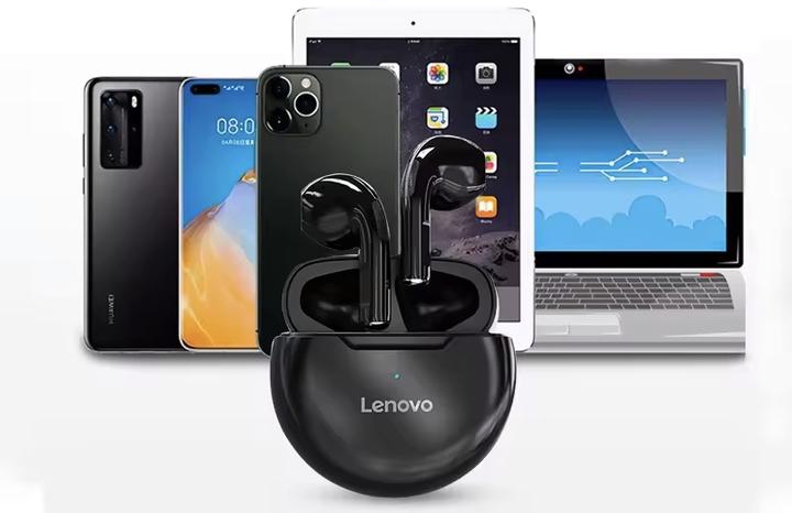 Actual product image Lenovo HT38 (No noise cancelling, 10 h, Wireless)