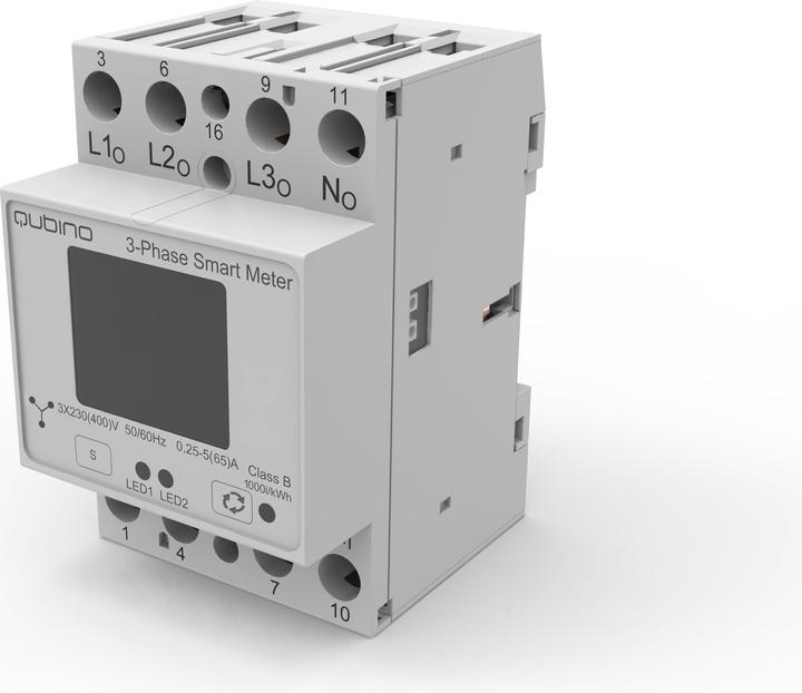 Actual product image Qubino 3-phase smart meter