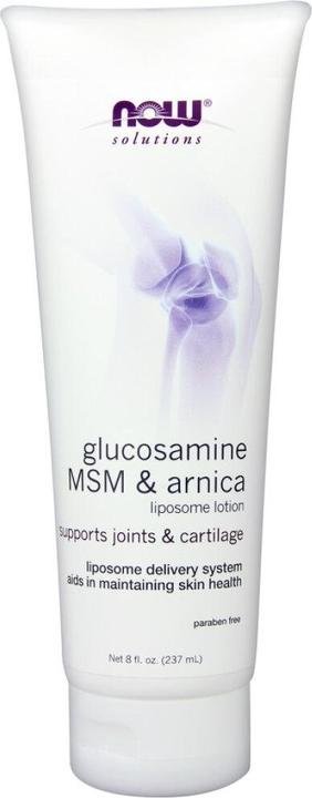 Actual product image Now Foods Glucosamine, MSM & Arnica Liposome Lotion - 237 ml. (237 ml)