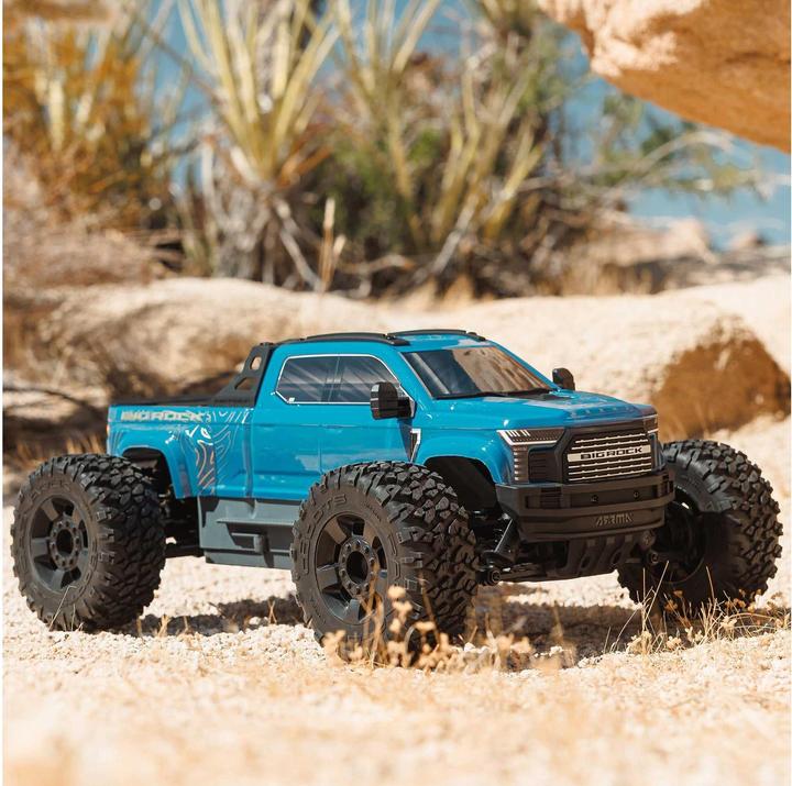 Image du produit Arrma Monster Truck Big Rock BLX 223S, Blau ARTR, 1:10 (Presque prêt à être conduite)