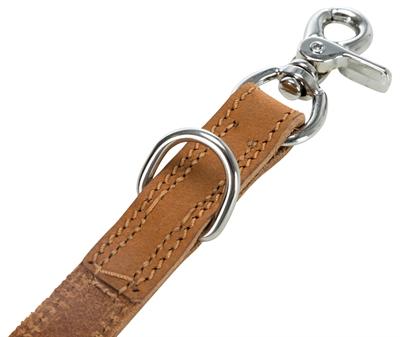 Actual product image Trixie Rustic fat leather V-leash Heartbeat (M, L, Dog, Dog sport)
