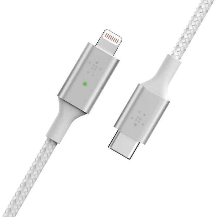 Actual product image Belkin USB charging cable Boost Charge LED USB-C - Lightning 1.2 m (1.20 m, USB 3.2 Gen 1)