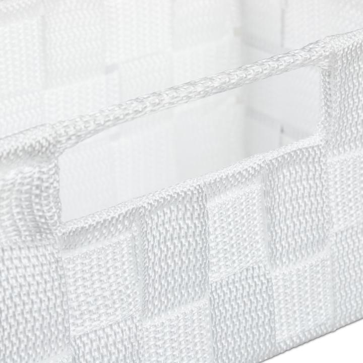Image du produit Relaxdays Corbeille de rangement avec compartiments (1 x, 32 x 21 x 10 cm)