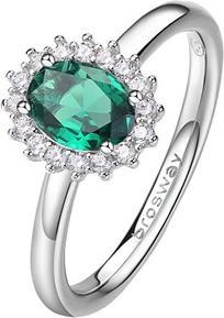 Brosway Elegant silver ring Fancy Life Green FLG71 - Circuit: 50 mm (50)
