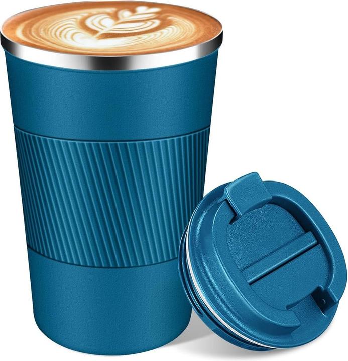 Actual product image ASMI Edelstahl Kaffeebecher, Thermobecher, Auto-Tumbler-Becher, 500ml (0.50 l)