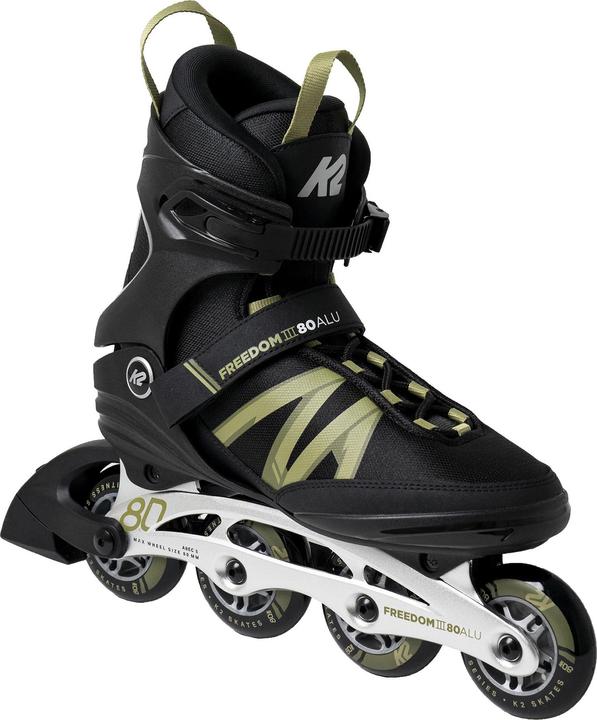Produktbild K2 Freedom III 80 Alu Man Inlineskate (42.0 (US=9.0), design) (44)