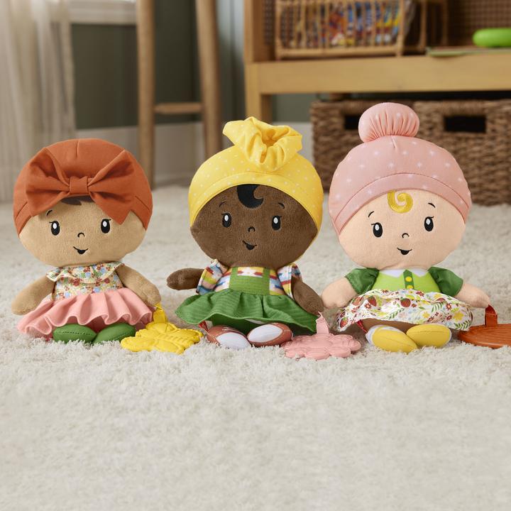 Produktbild Fisher-Price Schmusepuppe mit Regenbogen-Beissring