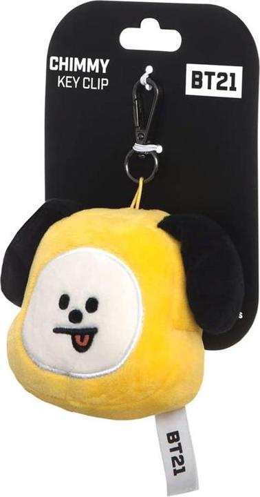 Actual product image Line Friends BT21 keychain - CHIMMY plush keychain