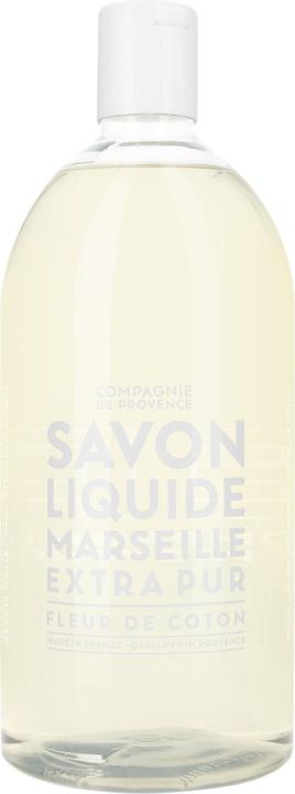 Immagine prodotto La Compagnie de Provence Sapone liquido ai fiori di cotone 1000ml Dimensione ricarica Fragranza floreale delicata e polverosa (Sapone liquido, 1000 ml)
