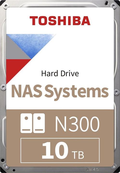Toshiba N300 NAS HARD DRIVE 10TB (10 TB, 3.5", CMR)