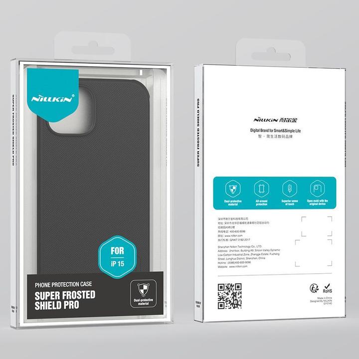 Actual product image Nillkin Super Frosted Shield Pro Series (Apple iPhone 15)