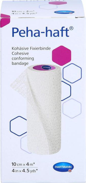 Produktbild Hartmann Peha-haft Latexfrei Fixierbinde 10 cm x 4 m, 1 St. Packung