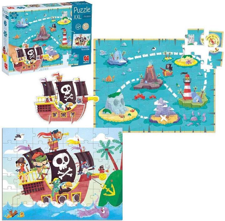 Actual product image Goula Puzzle Pirates XXL (48 pieces)