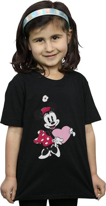 Immagine prodotto Disney Minnie Mouse Love Heart Maglietta Ragazze (128)