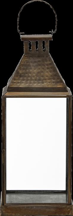 House Doctor Windlicht, HDVivi, Antikes Messing-Finish (19 x 19 x 46 cm, 1 x)