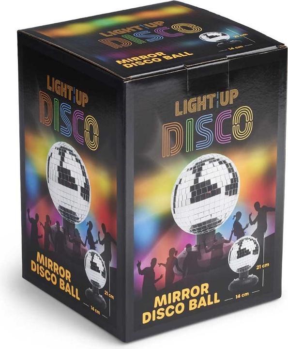 Immagine prodotto Light-Up LIGHT - UP - Palla da discoteca a specchio LED 16 cm (MCDC004) (16 cm)
