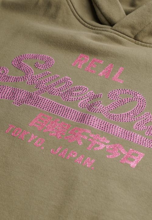 Actual product image Superdry Vl Rhinestone Relaxed Hood (12)