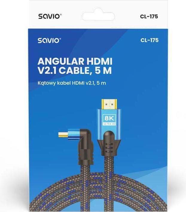 Actual product image Savio HDMI – HDMI (5 m, HDMI)