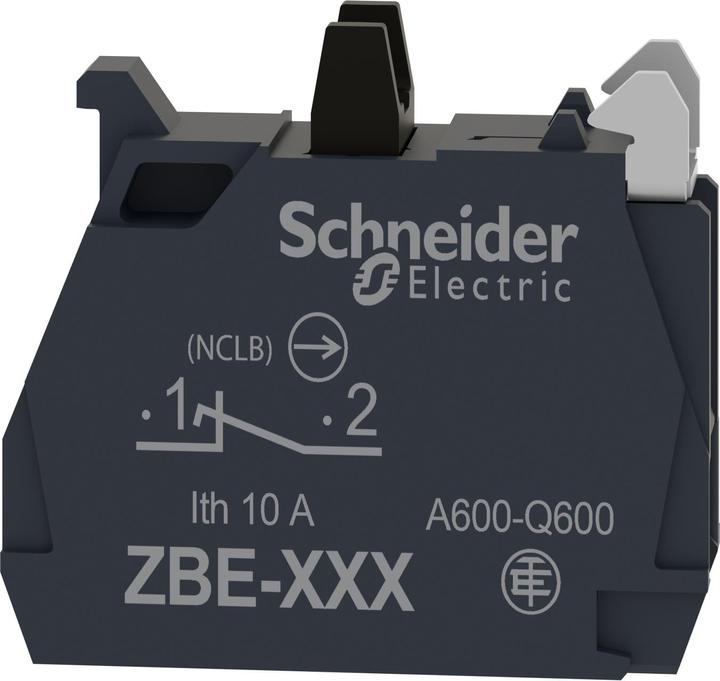 Produktbild Schneider Electric Hilfsschalterblock, ZBE Ř 22, 1Ö, IP20, ZBE202