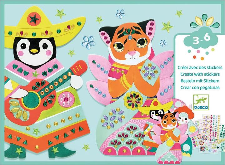 Produktbild Djeco Sticker und Basteln bunt