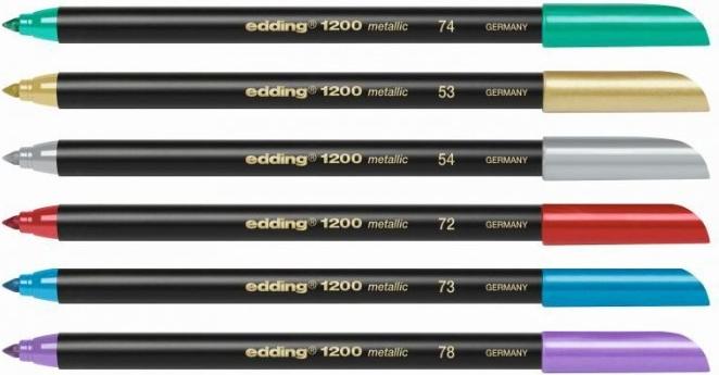 Produktbild Edding Metallic Color Pen 1200 (Silver, 1 x)