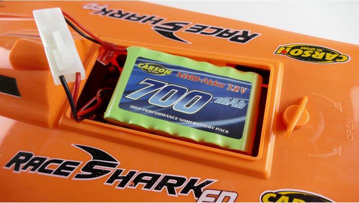 Produktbild Carson Modellbau Akkupack (NiMh) 7,2V/700mAh NiMH Akku Race Shark TAM (7.20 V, 700 mAh)