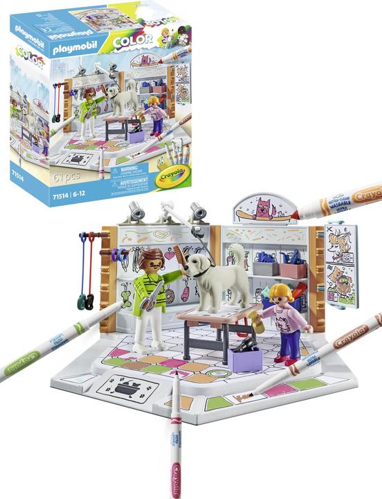 Produktbild Playmobil Hundesalon (71514, Playmobil Color)