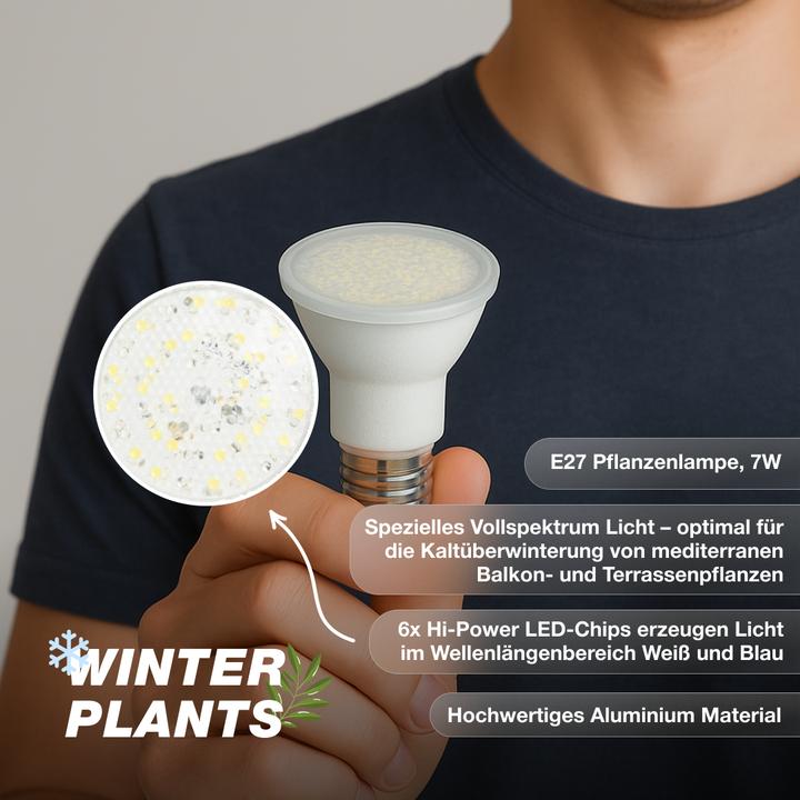 Produktbild Venso E27 Pflanzenlampe "Winter" 7W 120° (LED)