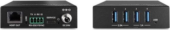 Actual product image Lindy 100m USB 3.2 Gen 1 Cat.6A HDBaseT Extender
