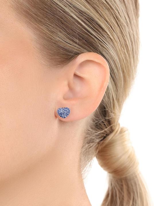 Immagine prodotto Amor Gioielli all'orecchio da donna, argento 925, cristallo sintetico. | Cuore (Argento 925)