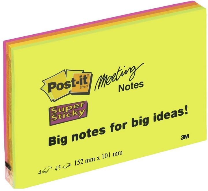Actual product image Post-it Super Sticky Big Notes (152 x 101 mm)