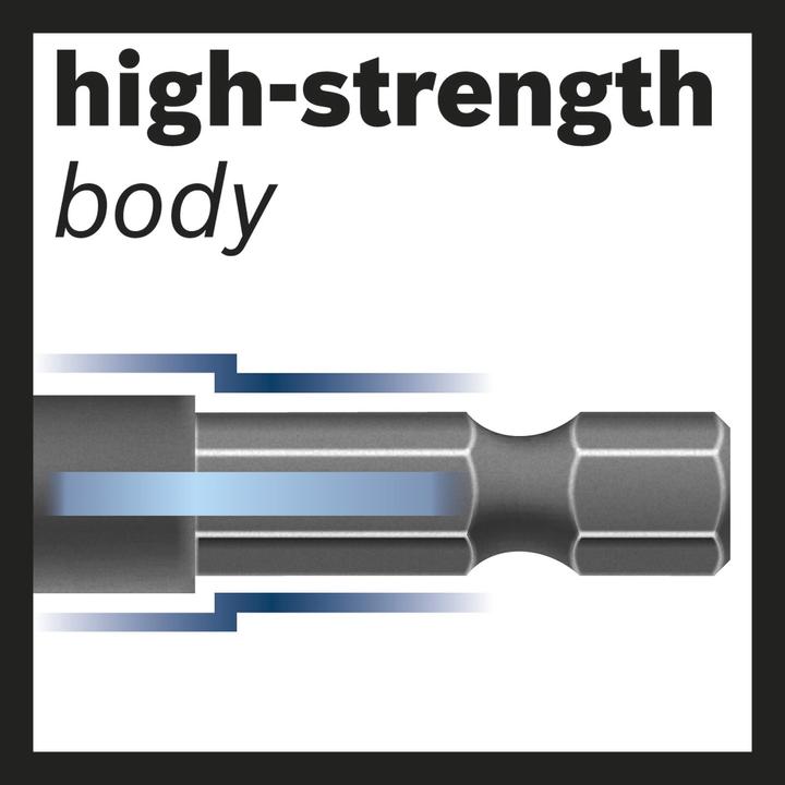 Actual product image Bosch Professional Zubehör HSS twist drill with hexagonal shank. 3.2 x 36 x 75 mm. Pack of 1 (3.2 millimetres)