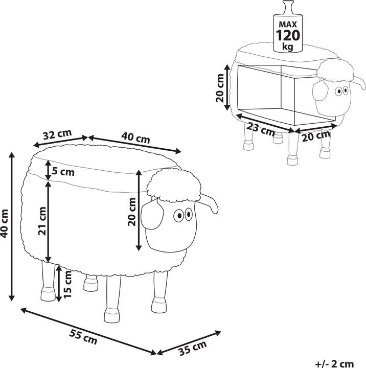 Actual product image Beliani Sheep
