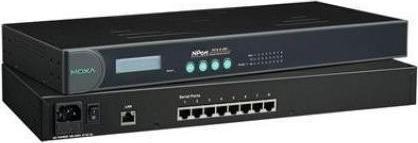 Moxa NPORT 5610-8 - Server di dispositivi RS-232 a 8 porte per montaggio su rack con connessioni RJ45 e