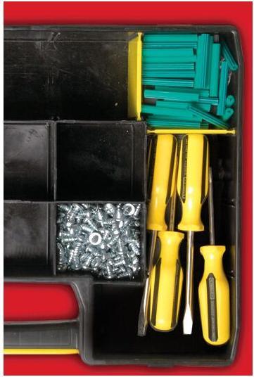 Actual product image Stanley Toolbox L with removable dividers