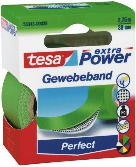 Image du produit tesa EXTRA POWER PERFECT Bande tissée, Ductape renforcé de tissu (38 mm)