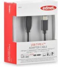 Image du produit ednet Câble adaptateur USB de Type-C™, Type-C™ vers Micro B (0.15 m, USB 2.0)