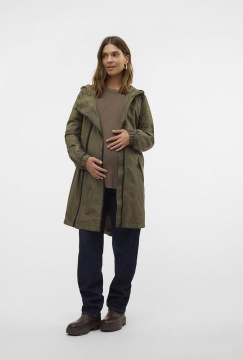 Immagine prodotto Mamalicious Colletto a vista Polsini elasticizzati Giacca a cappotto (XS)