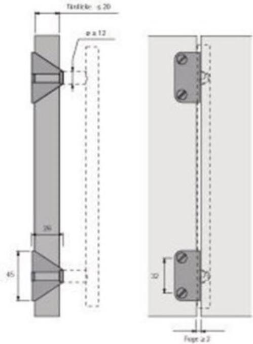 Produktbild Hettich Griff-Adapter für Faltschiebetüren