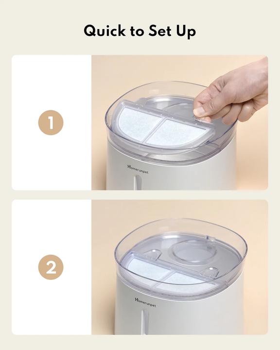 Produktbild HomeRunPet Filter für Trinkbrunnen WF20/CF20