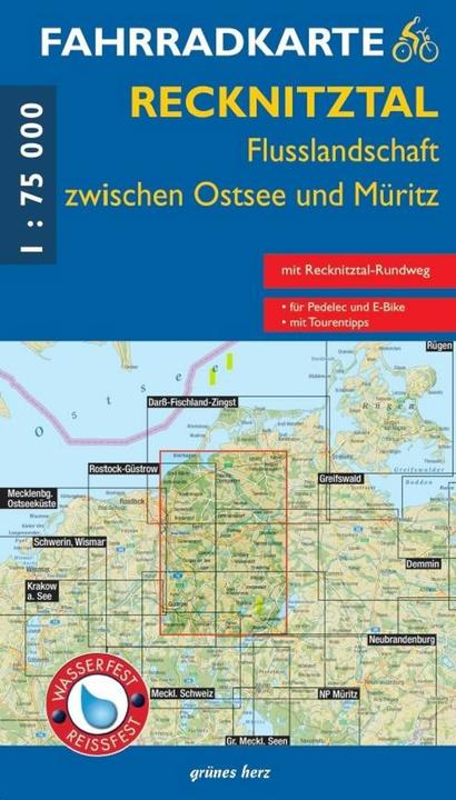 Produktbild Fahrradkarte Recknitztal